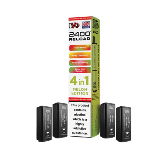 IVG 2400 Reload Multi Flavour Edition Prefilled Pods X4 — Melon Edition