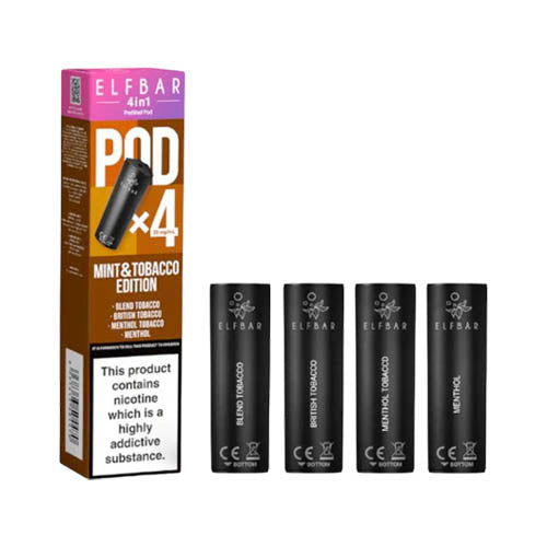 Elf Bar 4-in-1 Prefilled Replacement Pods X4