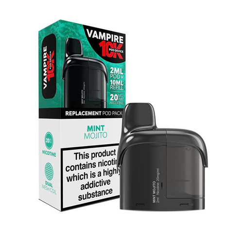 Vampire Vape 10K Prefilled Pod + Refill Container