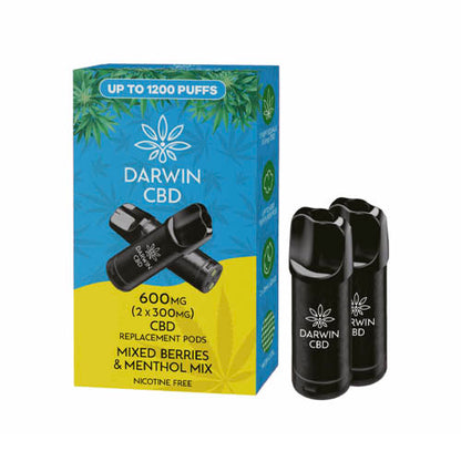 Darwin CBD 600mg Prefilled Pods X2