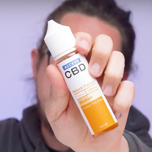 cbd vape natural flavour Access CBD Natural 1200mg Broad Spectrum Vape Liquid 50ml