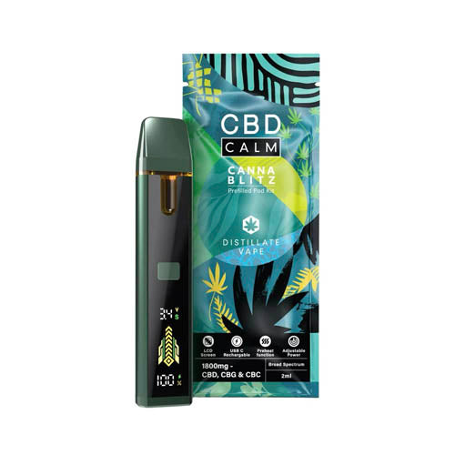 CBD Calm CANNABLITZ 1800mg Prefilled Pod Kit