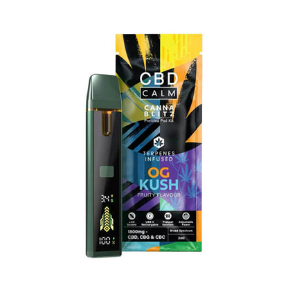 CBD Calm CANNABLITZ 1800mg Prefilled Pod Kit