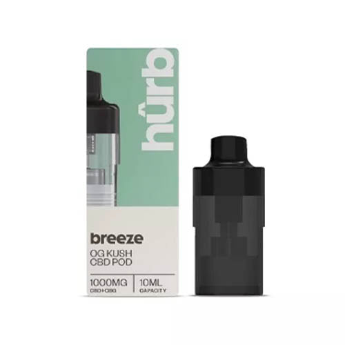 Hurb Breeze CBD 1000mg Prefilled Pod