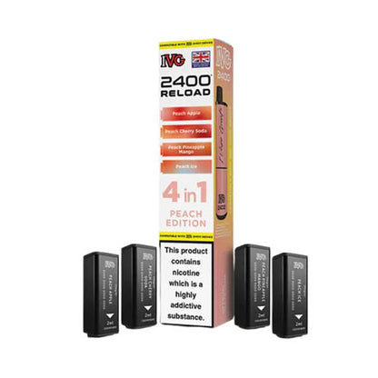 IVG 2400 Reload Multi Flavour Edition Prefilled Pods X4