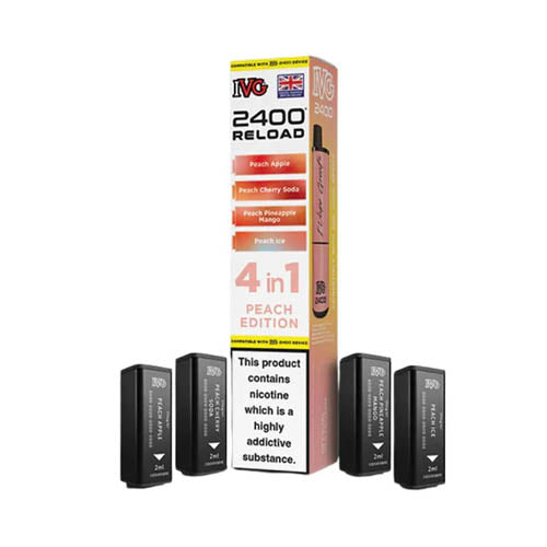 IVG 2400 Reload Multi Flavour Edition Prefilled Pods X4 — Peach Edition