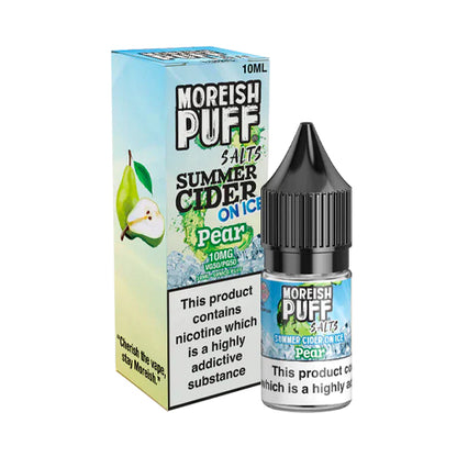 Moreish Puff Summer Cider on Ice Pear Nic Salt