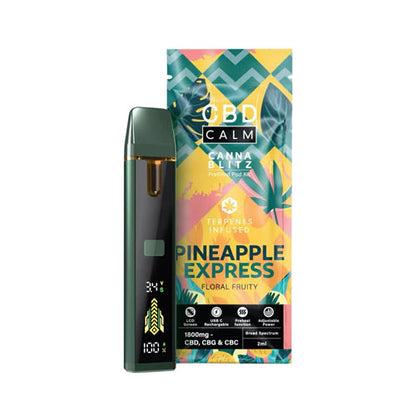 CBD Calm CANNABLITZ 1800mg Prefilled Pod Kit