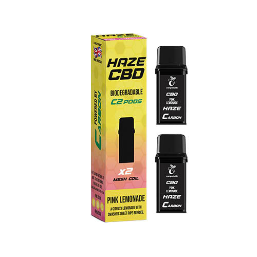 Haze CBD C2 500mg Prefilled Pods X2