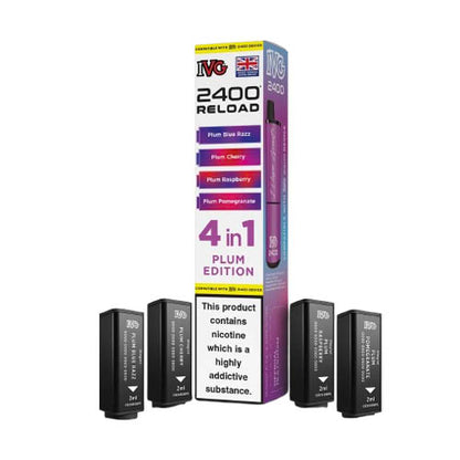 IVG 2400 Reload Multi Flavour Edition Prefilled Pods X4