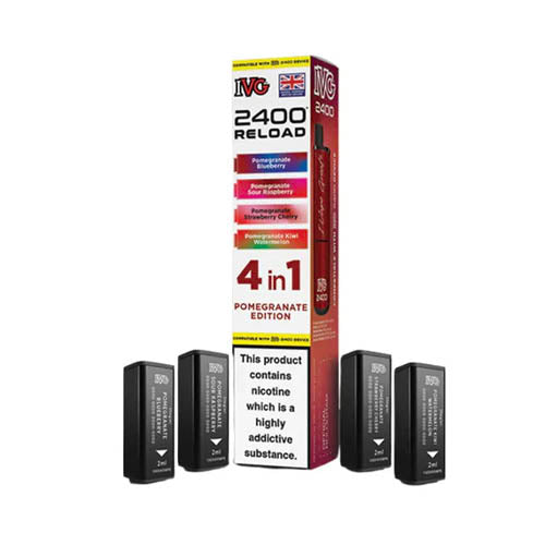 IVG 2400 Reload Multi Flavour Edition Prefilled Pods X4 — Pomegranate Edition