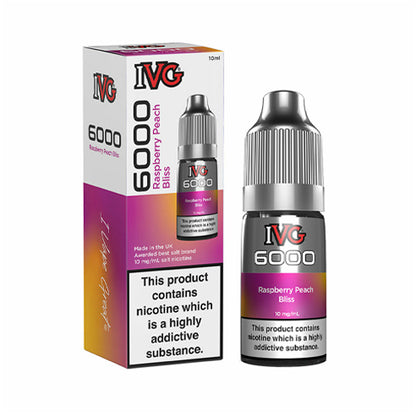 IVG 6000 Raspberry Peach Bliss Nic Salt