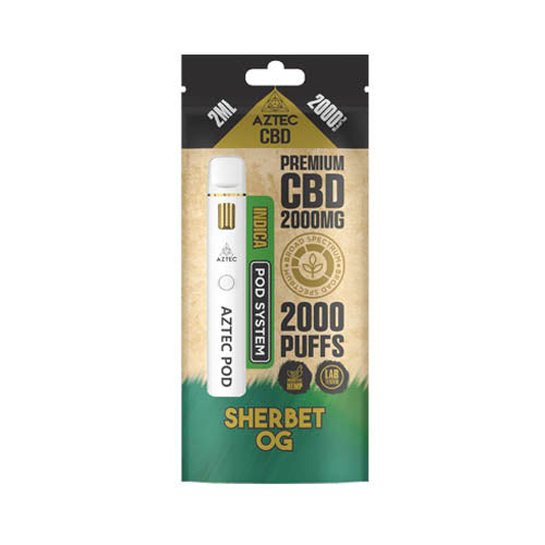 Aztec CBD 2000mg Starter Prefilled Pod Kit