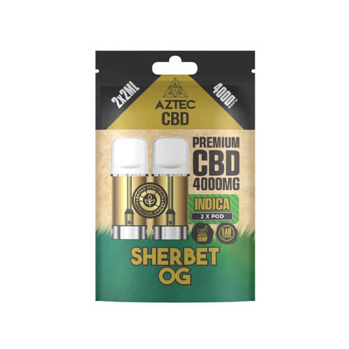 Aztec CBD 4000mg Prefilled Pods X2