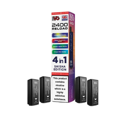 IVG 2400 Reload Multi Flavour Edition Prefilled Pods X4