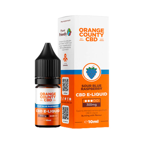 Orange County - Sour Blue Raspberry - CBD 10ml 300mg