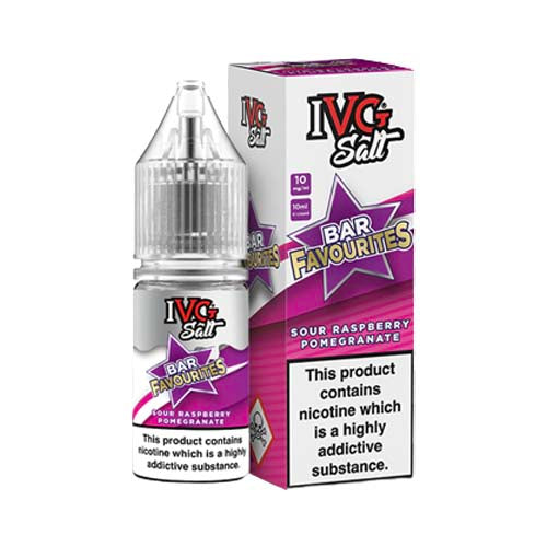 IVG Salt Bar Favourites Sour Raspberry Pomegranate Nic Salt