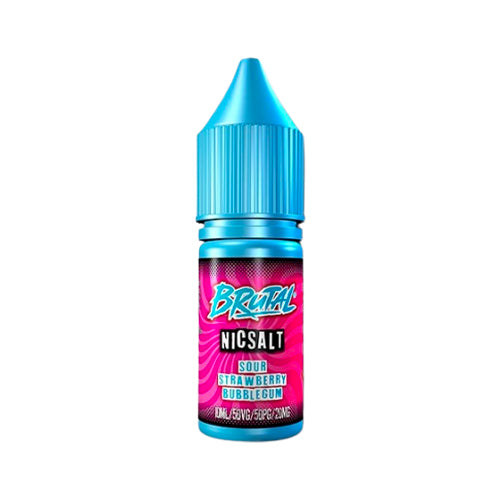 Just Juice Brutal Sour Strawberry Bubblegum Nic Salt
