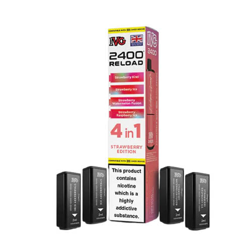 IVG 2400 Reload Multi Flavour Edition Prefilled Pods X4 — Strawberry Edition