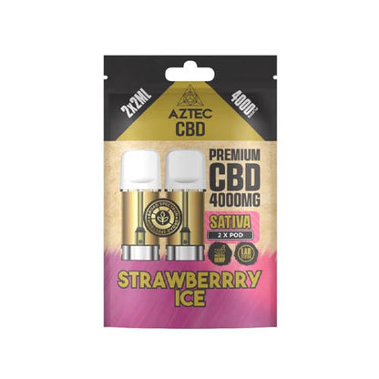 Aztec CBD 4000mg Prefilled Pods X2