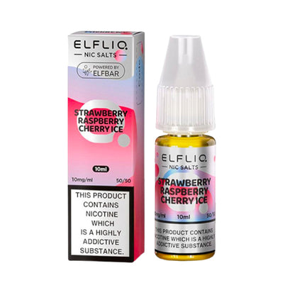 ELFLIQ Strawberry Raspberry Cherry Ice Nic Salt
