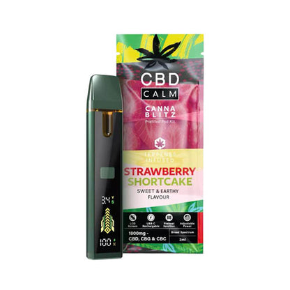 CBD Calm CANNABLITZ 1800mg Prefilled Pod Kit