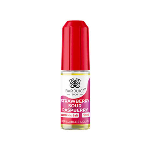 Bar Juice 5000 Strawberry Sour Raspberry Nic Salt
