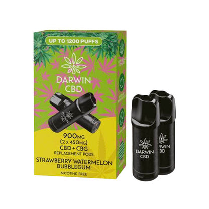 Darwin CBD 900mg Prefilled Pods X2