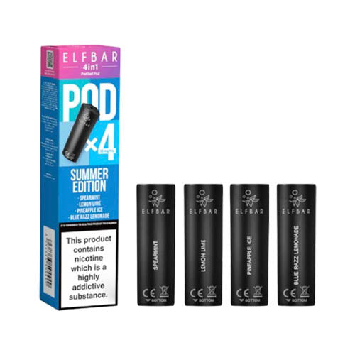 Elf Bar 4-in-1 Prefilled Replacement Pods X4