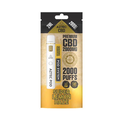 Aztec CBD 2000mg Starter Prefilled Pod Kit