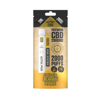 Aztec CBD 2000mg Starter Prefilled Pod Kit