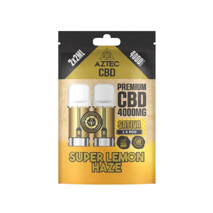 Aztec CBD 4000mg Prefilled Pods X2