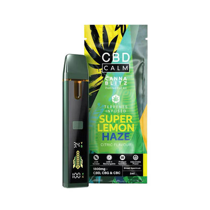 CBD Calm CANNABLITZ 1800mg Prefilled Pod Kit