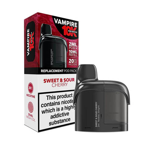 Vampire Vape 10K Prefilled Pod + Refill Container