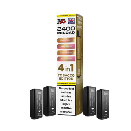 IVG 2400 Reload Multi Flavour Edition Prefilled Pods X4