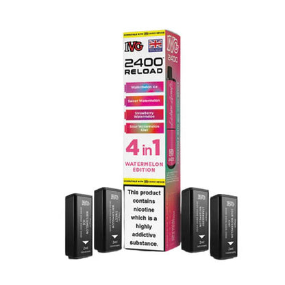 IVG 2400 Reload Multi Flavour Edition Prefilled Pods X4