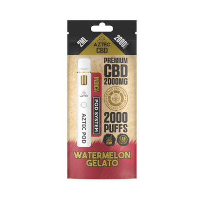 Aztec CBD 2000mg Starter Prefilled Pod Kit