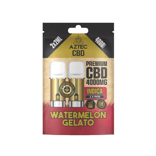 Aztec CBD 4000mg Prefilled Pods X2