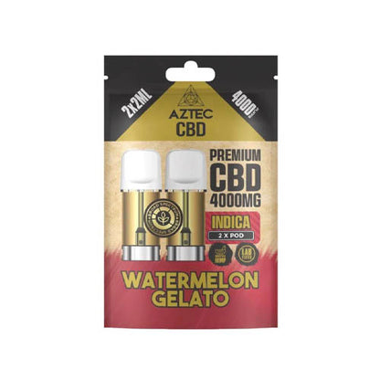 Aztec CBD 4000mg Prefilled Pods X2