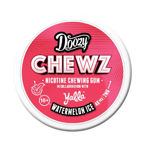 Doozy Chewz Watermelon Ice Nicotine Chewing Gum