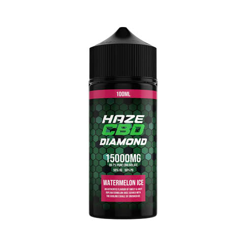Haze CBD Diamond - Watermelon Ice - 100ml 15000mg