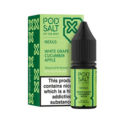 Pod Salt Nexus White Grape Cucumber Apple Nic Salt