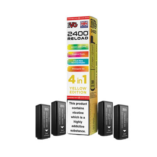 IVG 2400 Reload Multi Flavour Edition Prefilled Pods X4 — Yellow Edition