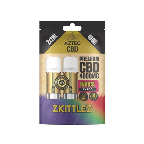 Aztec CBD 4000mg Prefilled Pods X2