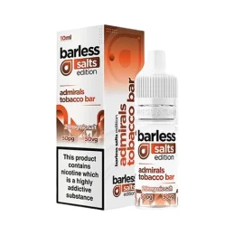 Barless Salts Edition Admirals Tobacco Bar Nic Salt