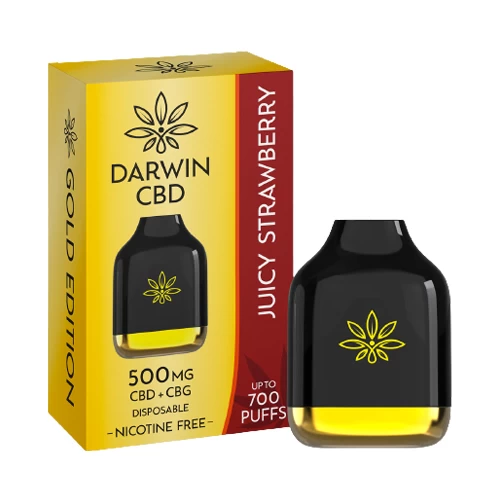 Darwin 500mg CBD+CBG Cube Disposable Vape