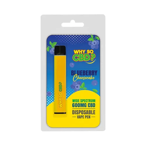 Why So CBD? 600mg CBD Disposable Vape Pen